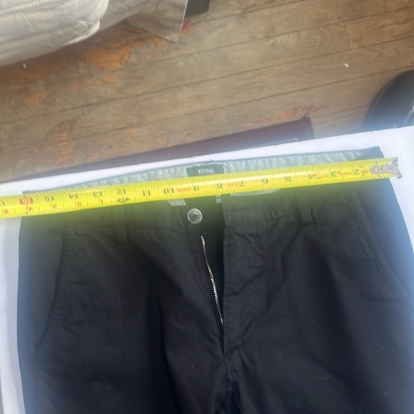 BOSS HUGO BOSS Stretch Slim Fit black trousers US 30R - Picture 12 of 15